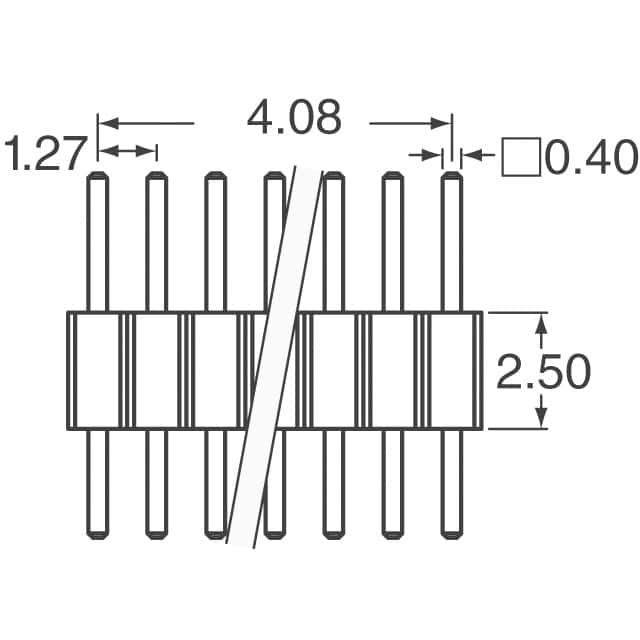 20021111-00008T4LF Amphenol ICC (FCI)  Headers Male Pins